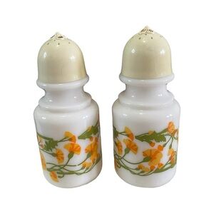 Vintage Avon Milk Glass Salt & Pepper Shakers